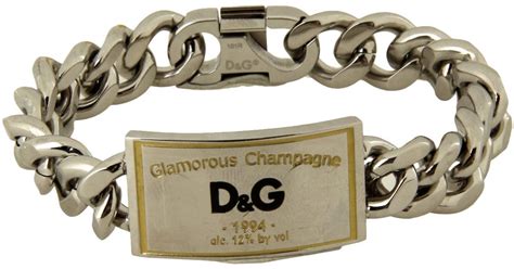 dolce gabbana armband edelstahl|Dolce & Gabbana Bracelets for Men .